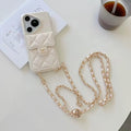 Chanel Leather Phone Case with Chain